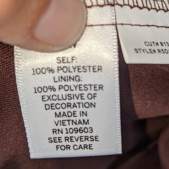 Dress Barn Boho Geo Shark Bite Hem Dress - Picture 7 of 8